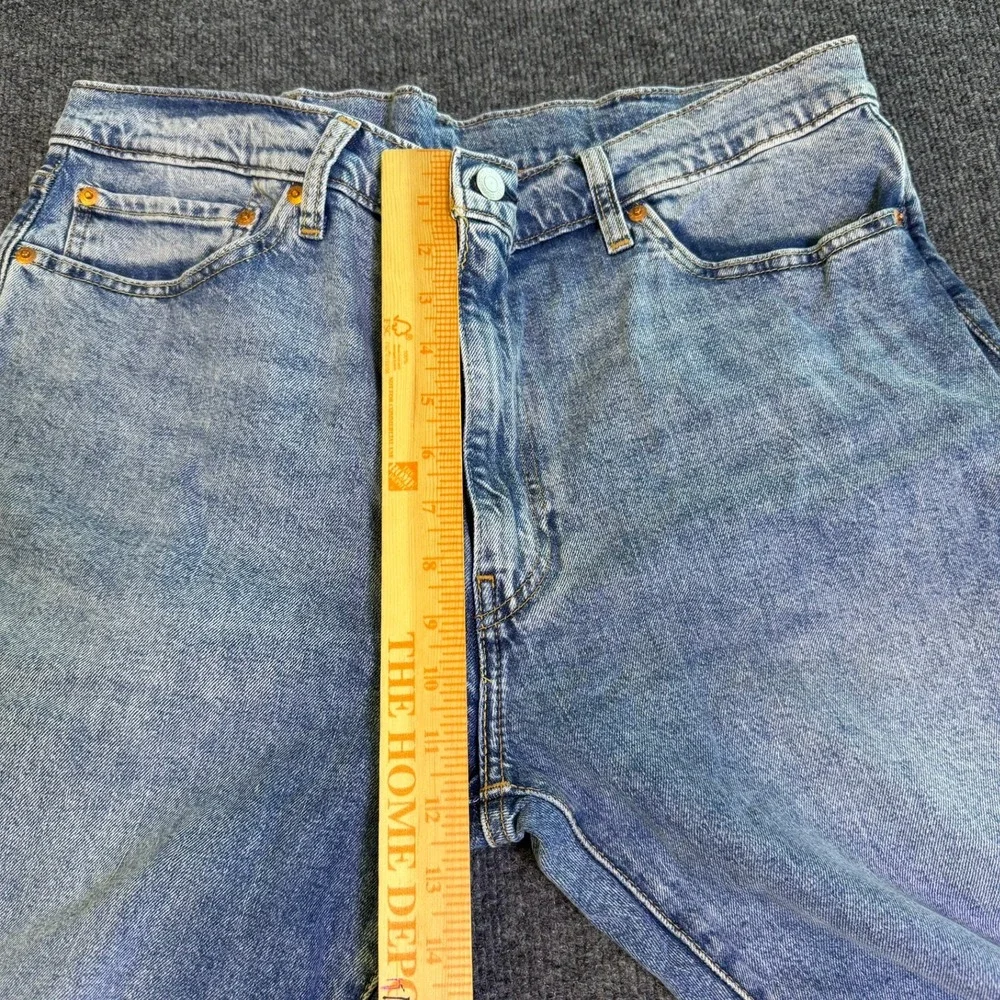 Levis 514 Straight Fit Jeans Mens 40x30 *38x29* Light Wash Blue Denim 00514-1810